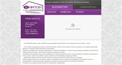 Desktop Screenshot of barton.pl
