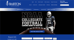 Desktop Screenshot of barton.edu
