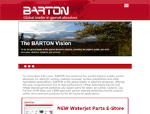 Tablet Screenshot of barton.com
