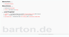 Desktop Screenshot of barton.de