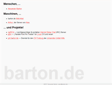 Tablet Screenshot of barton.de